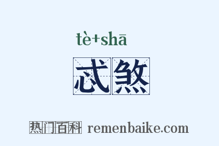 忒煞是什么意思的图片